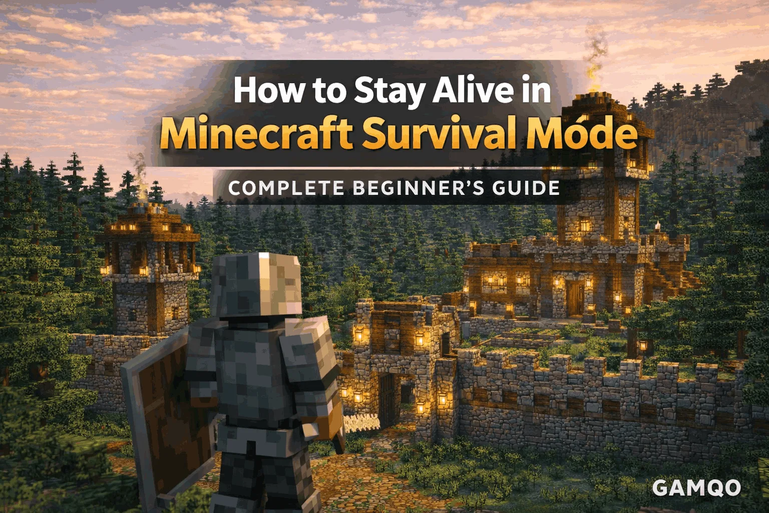 How to Stay Alive in Minecraft Survival Mode (Complete Beginner Pillar Guide)